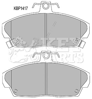 KEY PARTS Комплект тормозных колодок, дисковый тормоз KBP1417